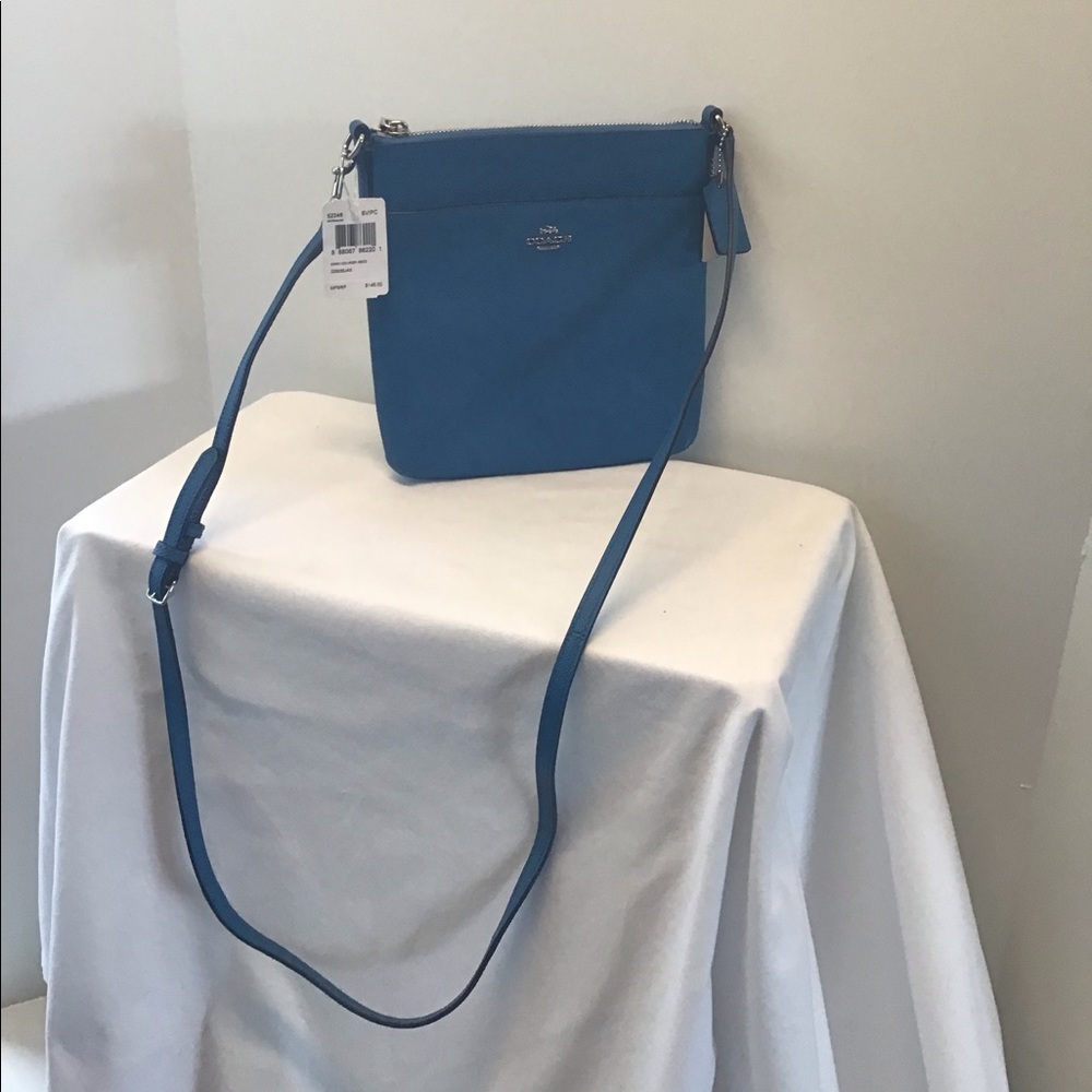 Coach Crossbody w/Adjustable Strap NWT Peacock
